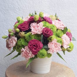 AFTERRAINFLORIST_PJ_Florist_Le_Beau_Vase_Arrangement_Contrast_Fresh_Flower AFTERRAINFLORIST_PJ_Florist_Le_Beau_Vase_Arrangement_Contrast_Fresh_Flower