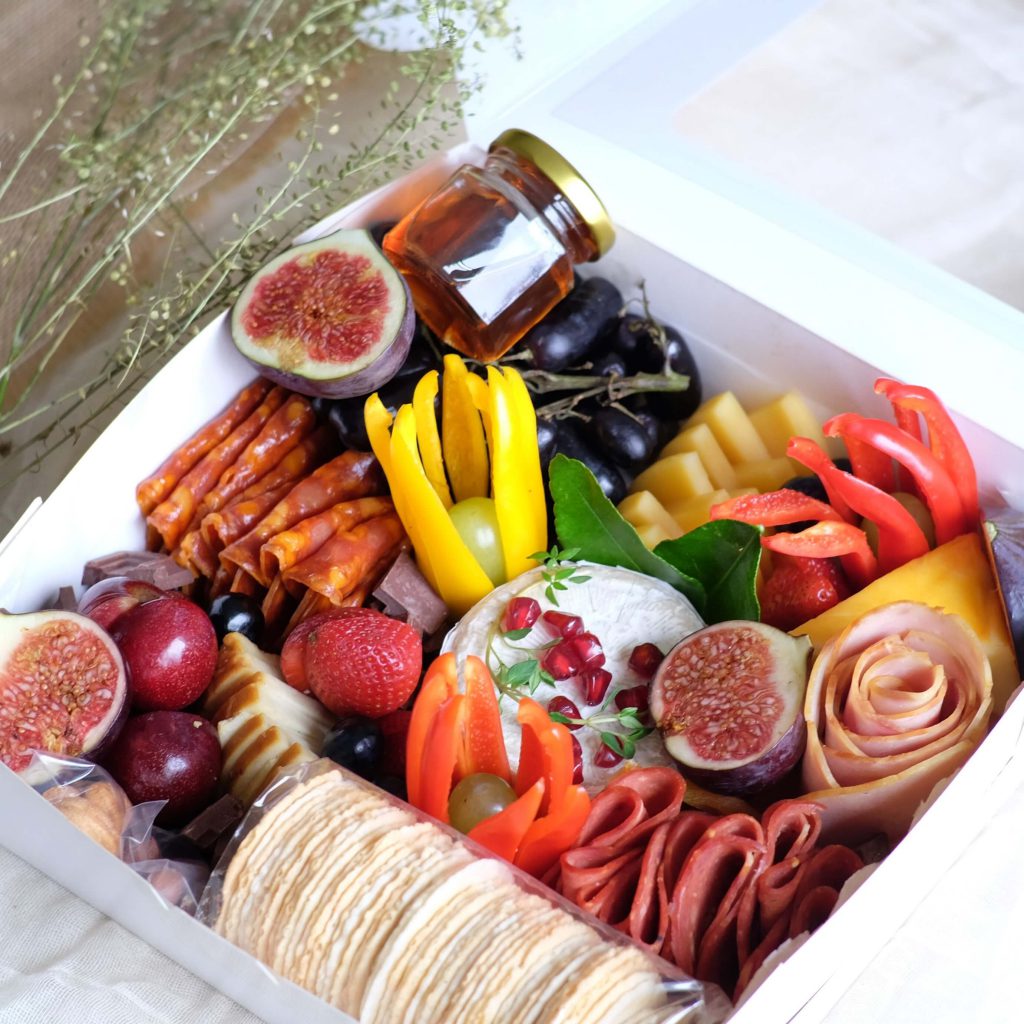 AfterRainFlorist X Graze Kelly Cheese & charcuterie Cheese platter L-box 4