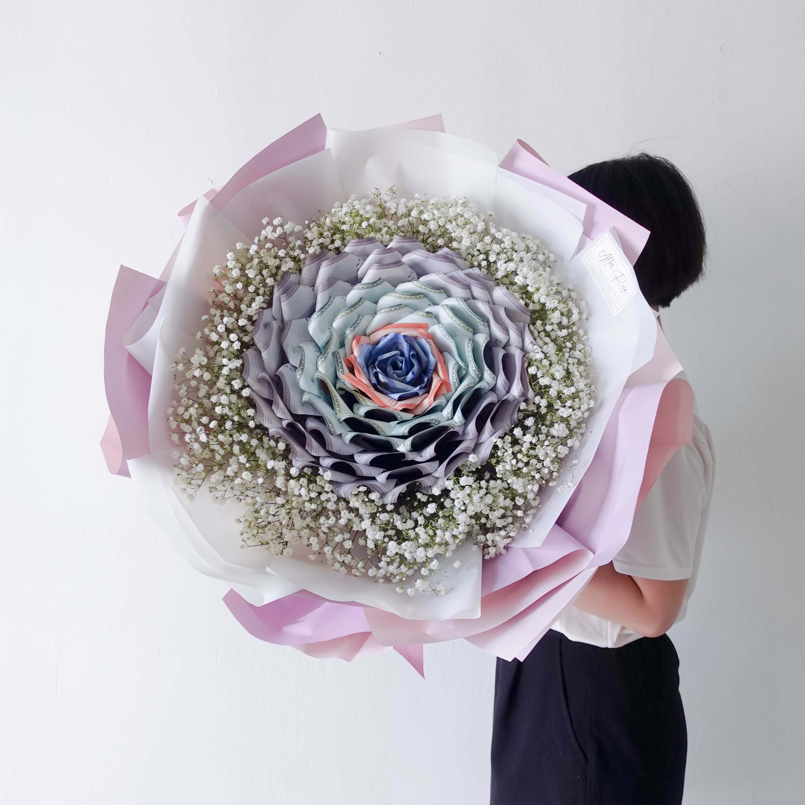 AfterRainFlorist PJ KL Selangor Florist Flower Delivery Service Customization Ka-ching Bank Notes Huge Big Giant Money Bouquet Best for Valentines Mother’s day birthday