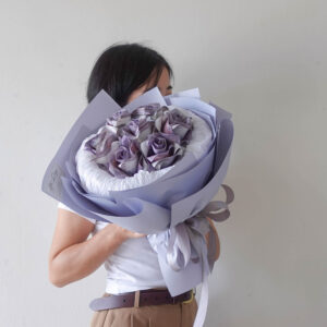VDay 2024 Valentine’s Day 2024 Money Rose Only Round Style Wrapping Creative Flower Bouquet For Lover For Her Hot Selling